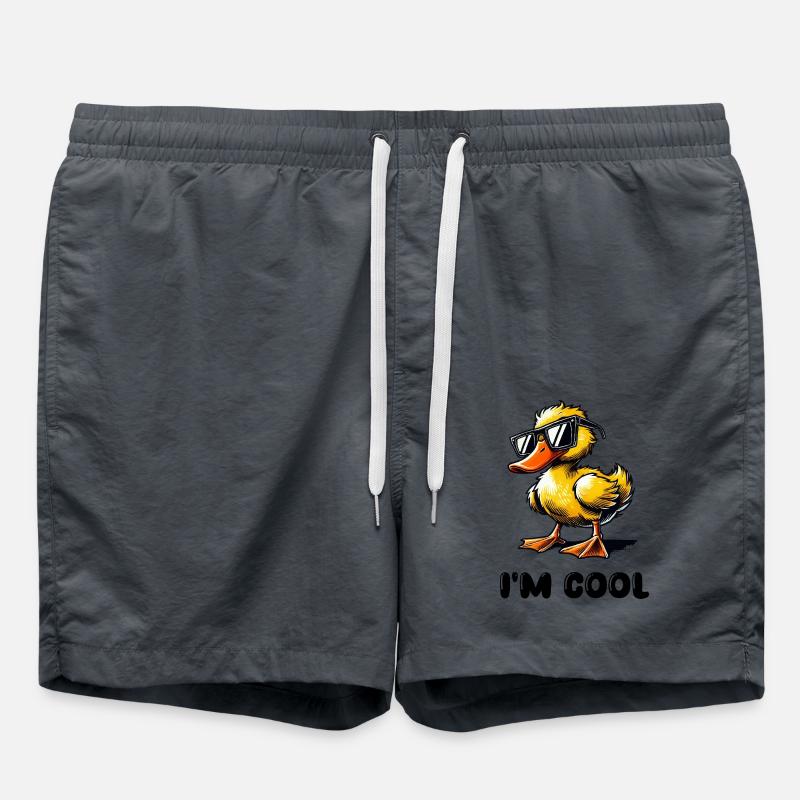 Duck Comic Cool - Swim Trunks - anthracite