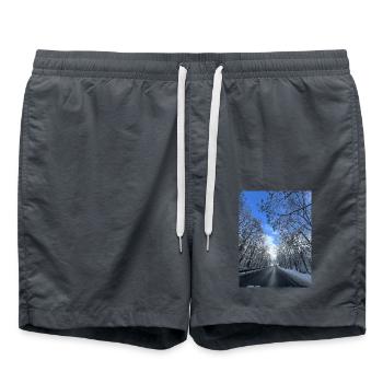 IMG 1814 - Badeshorts - Anthrazit - Vorne - AI Model Male 185 light (185cm)