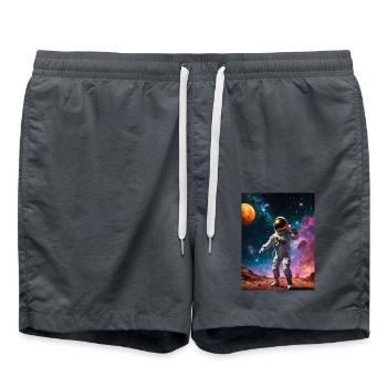Astronaut - Badeshorts - Anthrazit - Vorne - AI Model Male 185 light (185cm)