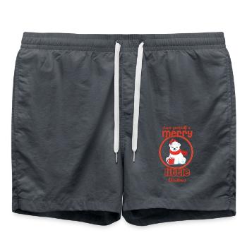 1 - Badeshorts - Anthrazit - Vorne - AI Model Male 185 light (185cm)