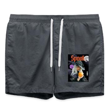 Magazin-Cover SPOOK - Badeshorts - Anthrazit - Vorne - AI Model Male 185 light (185cm)