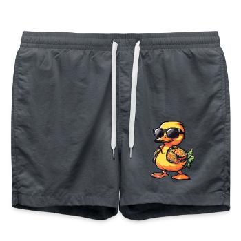 Canard Drôle d’été - Short de bain - charbon - Devant - AI Model Male 185 light (185cm)