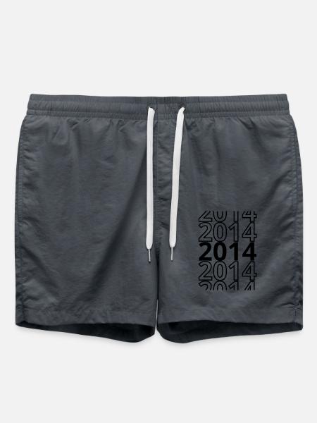 2014 2014 2014 - Swim Trunks - anthracite