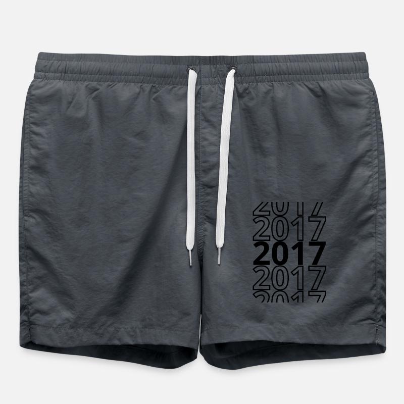 2017 2017 2017 - Badeshorts - Anthrazit