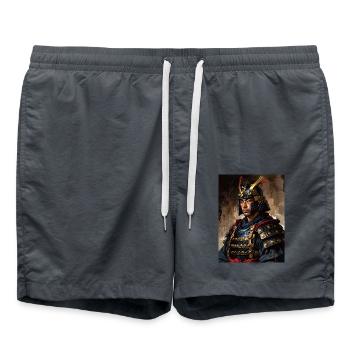 The Emperor’s Blade - Swim Trunks - anthracite - Front - AI Model Male 185 light (185cm)