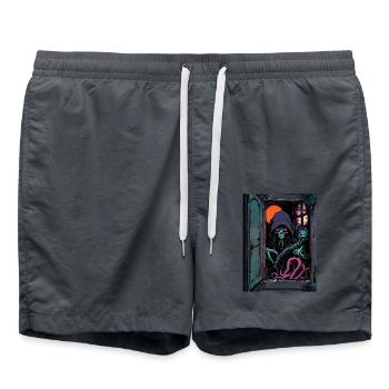 Du hast es eingeladen - Badeshorts - Anthrazit - Vorne - AI Model Male 185 light (185cm)