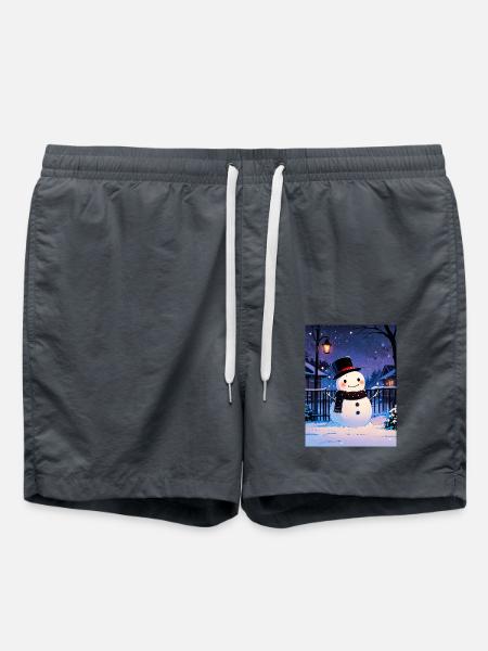 Built with Love - Swim Trunks - anthracite