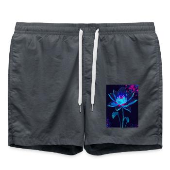 S’épanouir dans le vide - Short de bain - charbon - Devant - AI Model Male 185 light (185cm)
