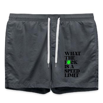 Auto - Badeshorts - Anthrazit - Vorne - AI Model Male 185 light (185cm)