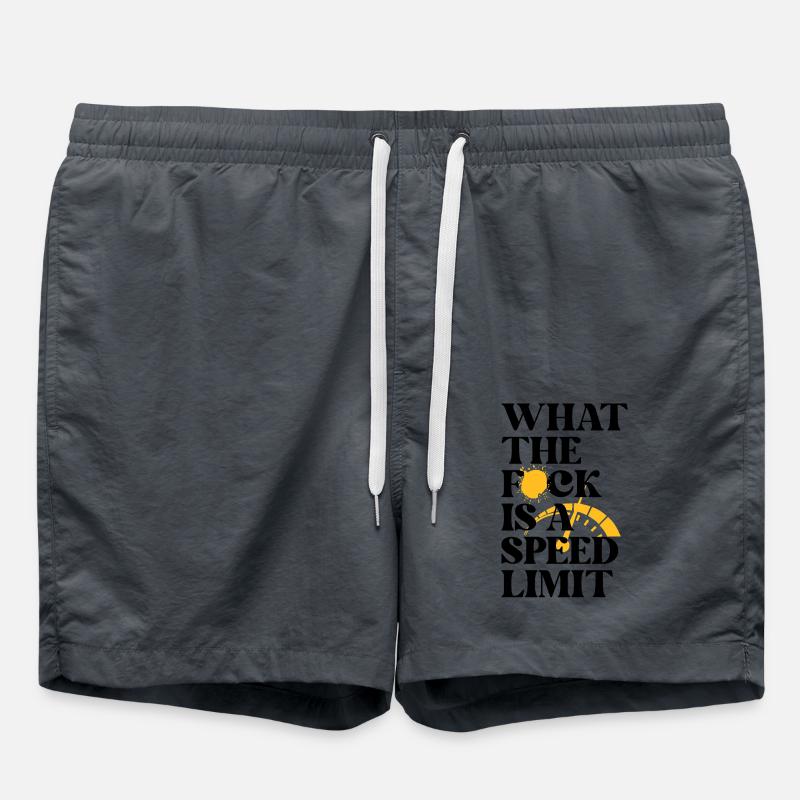 Auto - Badeshorts - Anthrazit