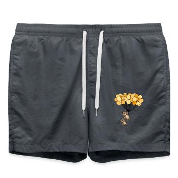 Kinder - Badeshorts - Anthrazit - Vorne - AI Model Male 185 light (185cm)