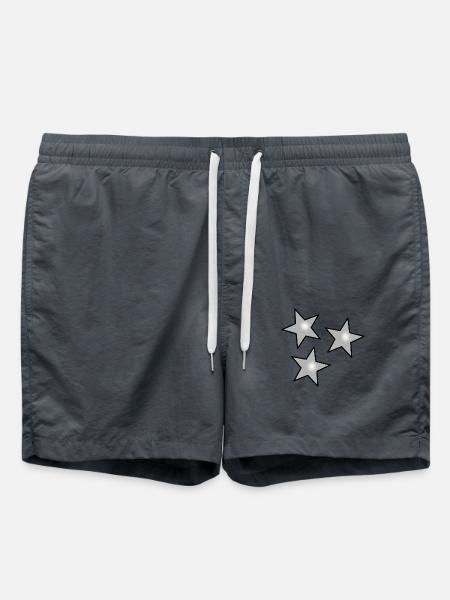 STERN. STERNE. STERN. FEST. JAHRESTAG. WEIHNACHTEN - Badeshorts - Anthrazit