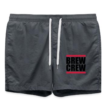 Brew Crew Beam Spell - Short de bain - charbon - Devant - AI Model Male 185 light (185cm)