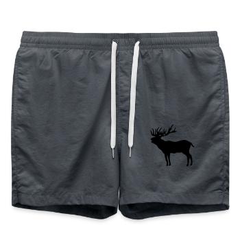 reh silhouette - Badeshorts - Anthrazit - Vorne - AI Model Male 185 light (185cm)