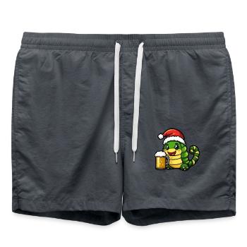 Wurm Bière Noël Noël - Short de bain - charbon - Devant - AI Model Male 185 light (185cm)