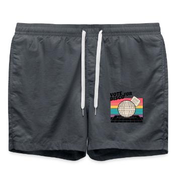 Votez pour Disco - Short de bain - charbon - Devant - AI Model Male 185 light (185cm)