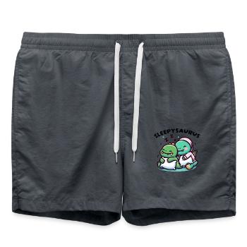 Sleepysaurus Official Sleep Outfit Chemise de nuit - Short de bain - charbon - Devant - AI Model Male 185 light (185cm)