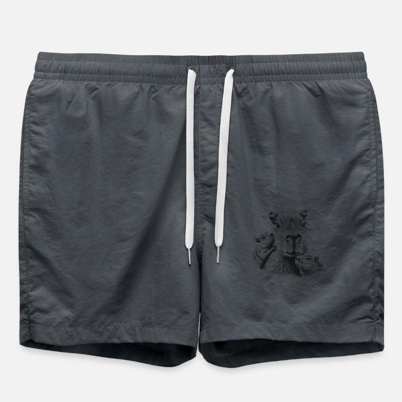Capybara - Swim Trunks - anthracite