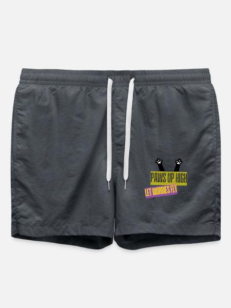PAWS UP HIGH - Badeshorts - Anthrazit