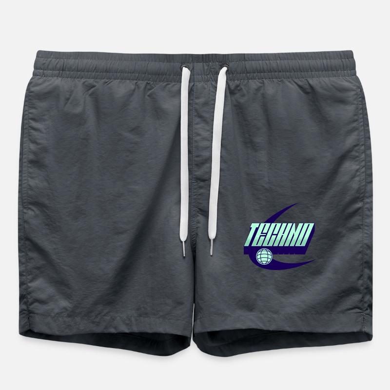Techno - Swim Trunks - anthracite
