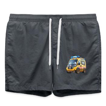 Ambulance junior - Swim Trunks - anthracite - Front - AI Model Male 185 light (185cm)