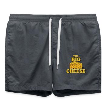 The Big Cheese - Swim Trunks - anthracite - Front - AI Model Male 185 light (185cm)