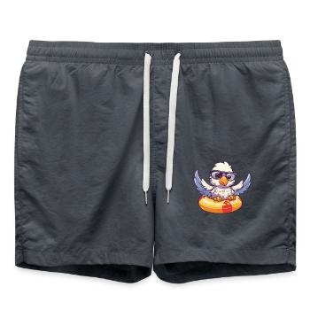 Adler Comic Cool - Badeshorts - Anthrazit - Vorne - AI Model Male 185 light (185cm)