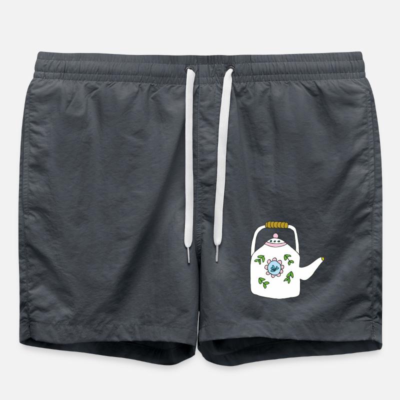 théière - Short de bain - charbon