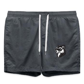 Skunk Sunglasses Gift - Swim Trunks - anthracite - Front - AI Model Male 185 light (185cm)