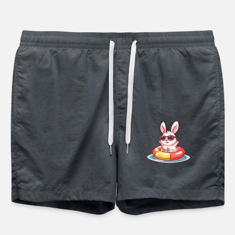 Bunny Comic Cool - Swim Trunks - anthracite