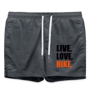 wandern - Badeshorts - Anthrazit - Vorne - AI Model Male 185 light (185cm)