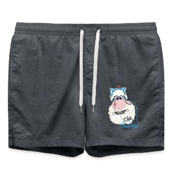 Wolly Sheepling joue - Short de bain - charbon - Devant - AI Model Male 185 light (185cm)