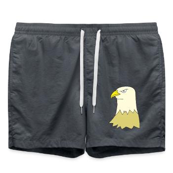 Jaune aigle - Short de bain - charbon - Devant - AI Model Male 185 light (185cm)