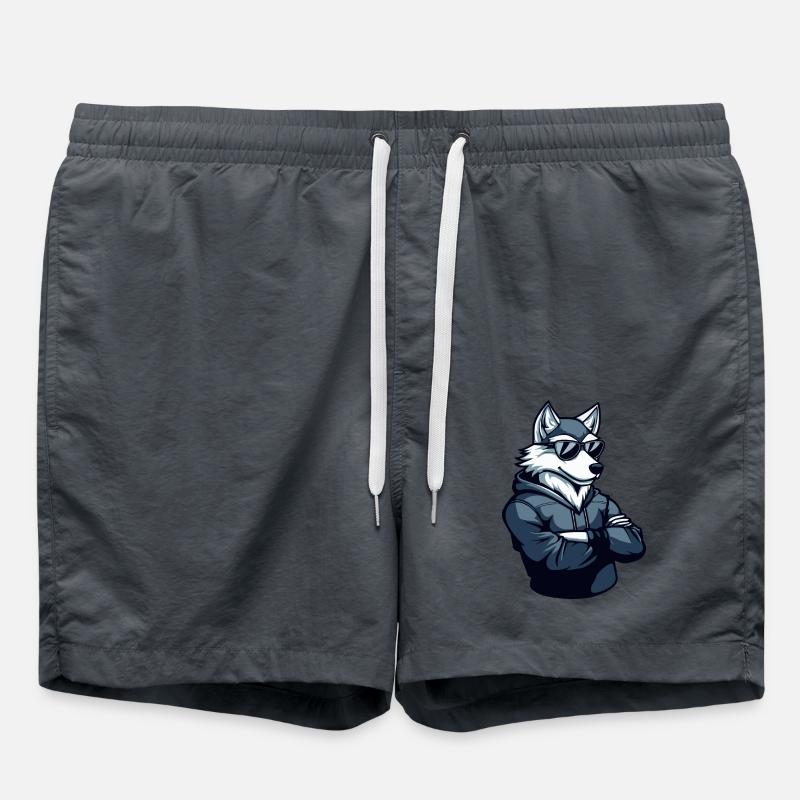 Wolf Cool - Swim Trunks - anthracite