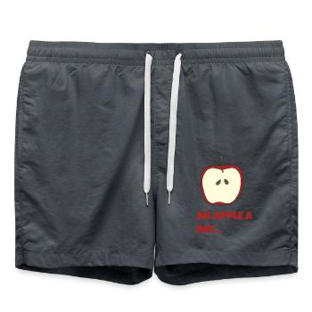 à Apple - Short de bain - charbon - Devant - AI Model Male 185 light (185cm)