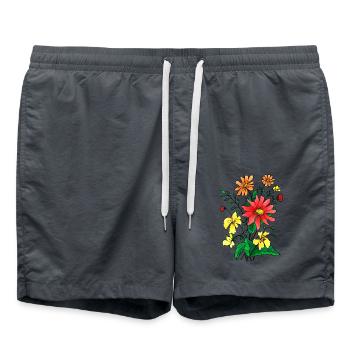 Fleur - Short de bain - charbon - Devant - AI Model Male 185 light (185cm)