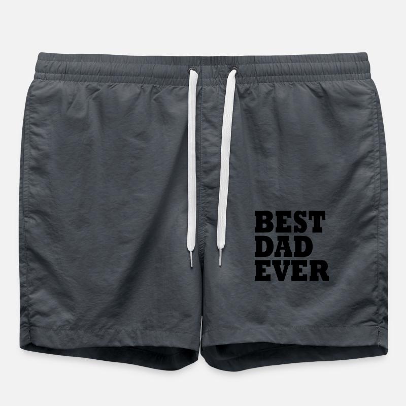 Best dad ever - Swim Trunks - anthracite