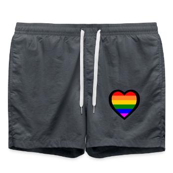 Lgbt - Swim Trunks - anthracite - Front - AI Model Male 185 light (185cm)
