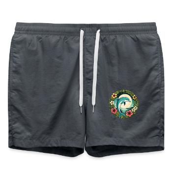 Dolphin - Swim Trunks - anthracite - Front - AI Model Male 185 light (185cm)