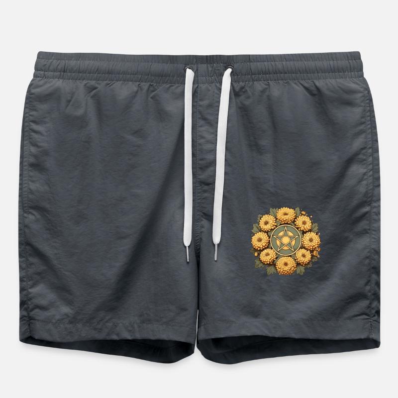 Retro Pentacle - Swim Trunks - anthracite