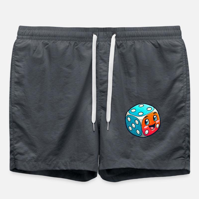Cube Comic - Swim Trunks - anthracite