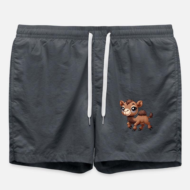 Kamel Kind - Badeshorts - Anthrazit