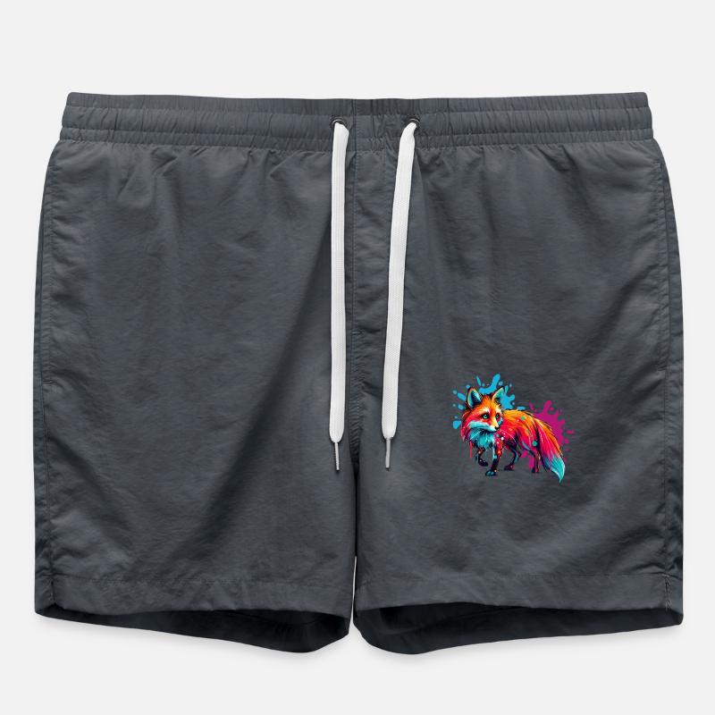 fuchs paint - Badeshorts - Anthrazit