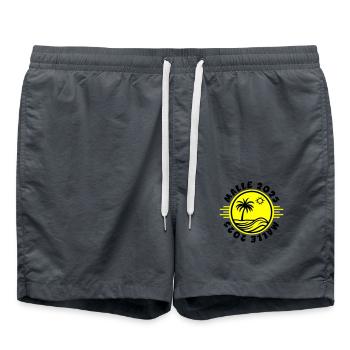 Malle 2025 Insel - Badeshorts - Anthrazit - Vorne - AI Model Male 185 light (185cm)