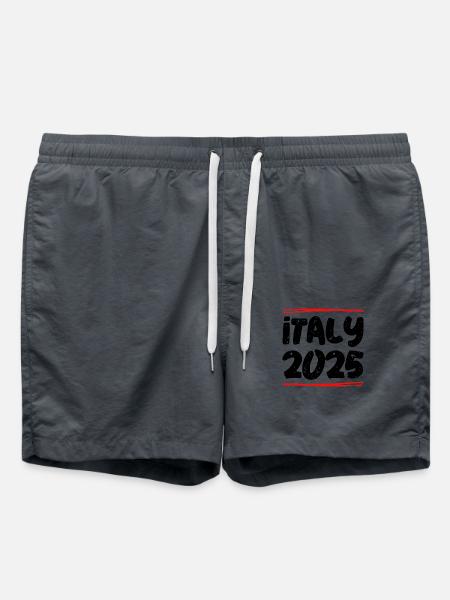 Italy 2025 Saying - Swim Trunks - anthracite
