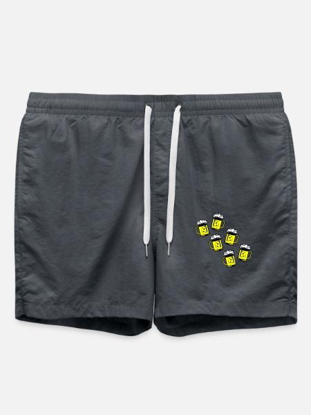 Beer Beer Mug Icon - Swim Trunks - anthracite