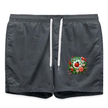 Ladybug - Swim Trunks - anthracite - Front - AI Model Male 185 light (185cm)