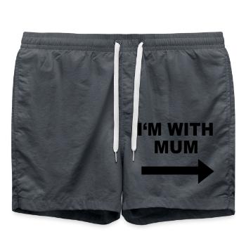 Bébé - Short de bain - charbon - Devant - AI Model Male 185 light (185cm)