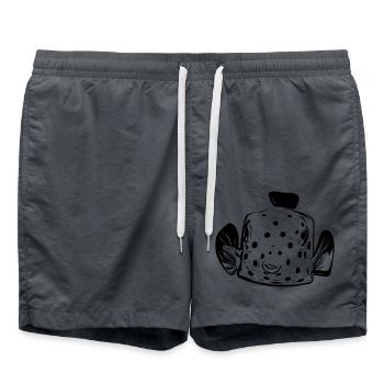 Poisson-valise - Short de bain - charbon - Devant - AI Model Male 185 light (185cm)