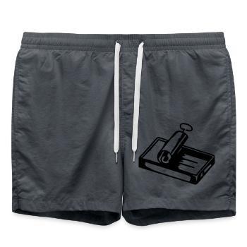 simple boîte de conserve ouverte - Short de bain - charbon - Devant - AI Model Male 185 light (185cm)